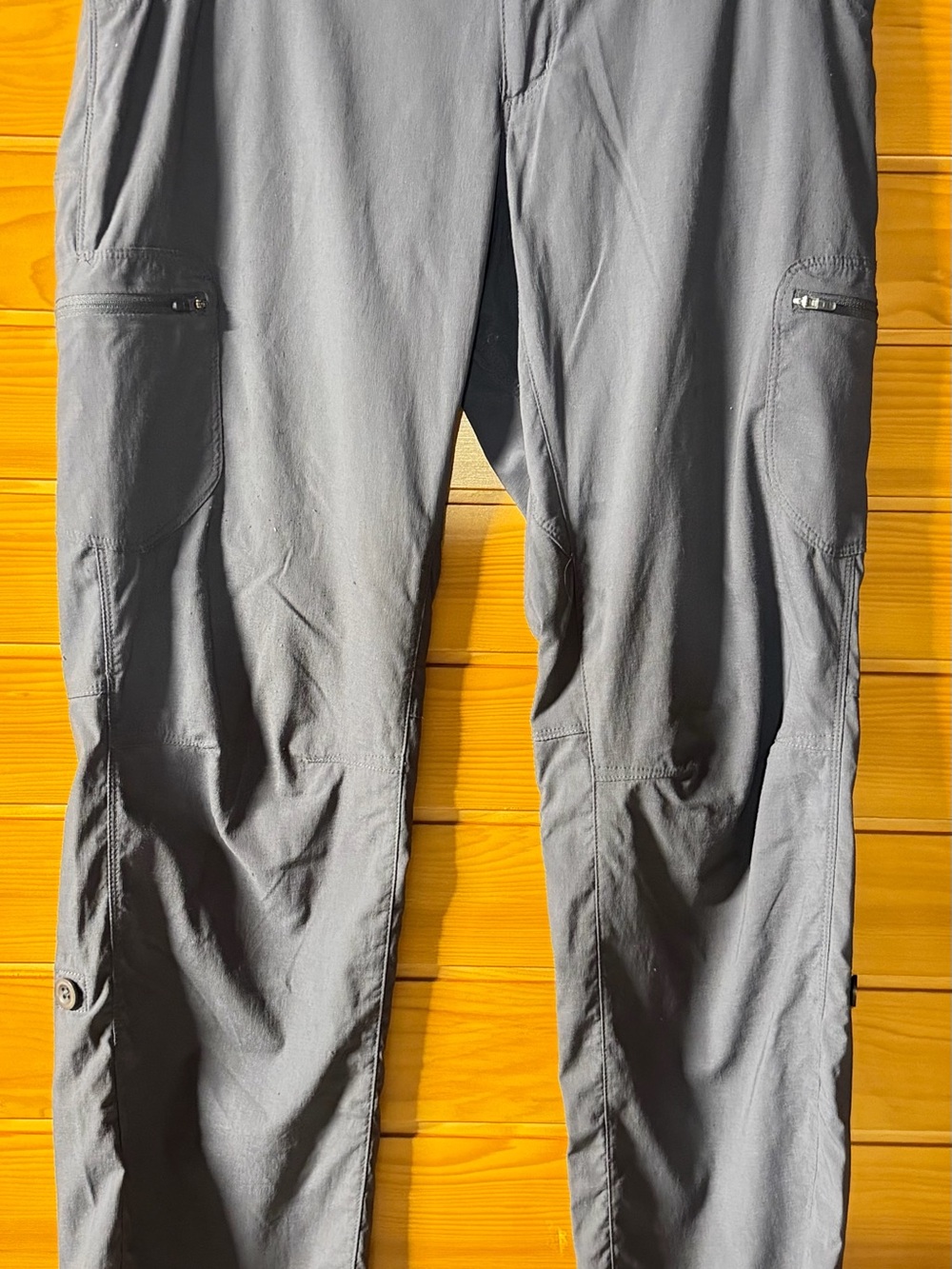 Men's Gray Performance Cargo Pants